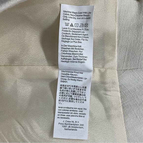 J.Crew Factory Linen Blend Sailor Shorts Women's Size 6 Cream Lagenlook Beachy - Picture 6 of 8